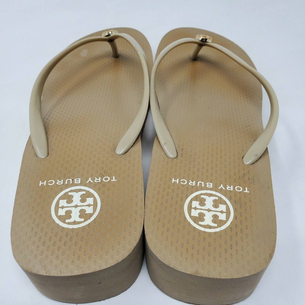 Tory Burch Logo Wedge Platform Flip Flop - Picture 6 of 7